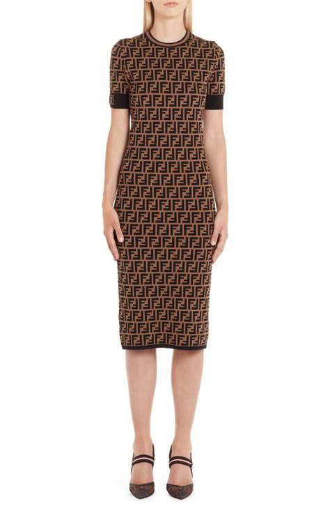 fendi ff logo dress|fendi logo dress price.